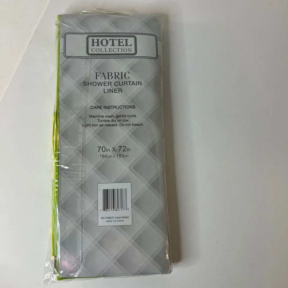 Hotel Collection‎ Fabric Shower Curtain Lime Green 70 x 72
